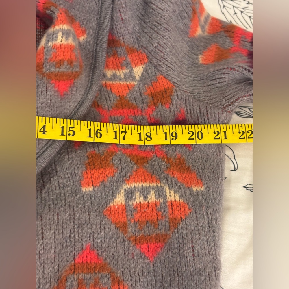 We The Free, Free People Gray and Pink Patterned Cardigan - Picture 12 of 12